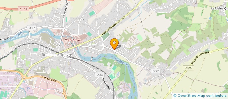 localisation de l'entreprise MADAME INGRID MAYEUR  RUELLE-SUR-TOUVRE