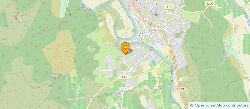 localisation de l'entreprise MADAME INGRID MAZAURIN  QUISSAC