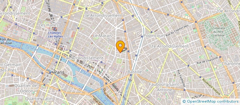 localisation de l'entreprise MADAME INGRID MERLE  PARIS