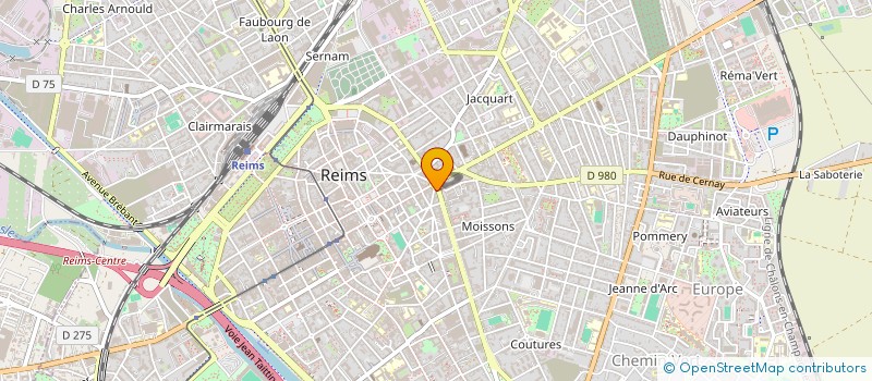 localisation de l'entreprise MADAME INGRID MILTAT  REIMS