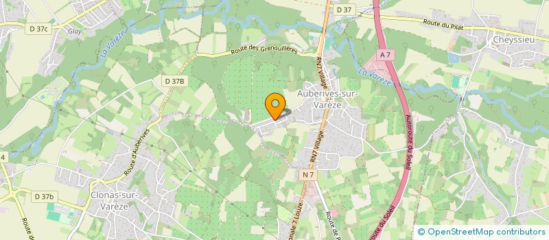 localisation de l'entreprise MADAME INGRID MORENO  AUBERIVES-SUR-VAREZE