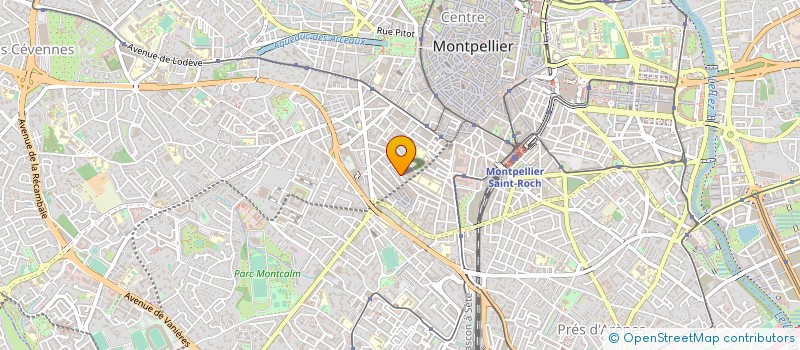 localisation de l'entreprise MADAME INGRID MULLER à MONTPELLIER