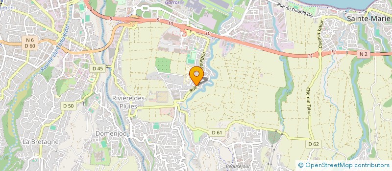 localisation de l'entreprise MADAME INGRID NAZE  SAINTE-MARIE