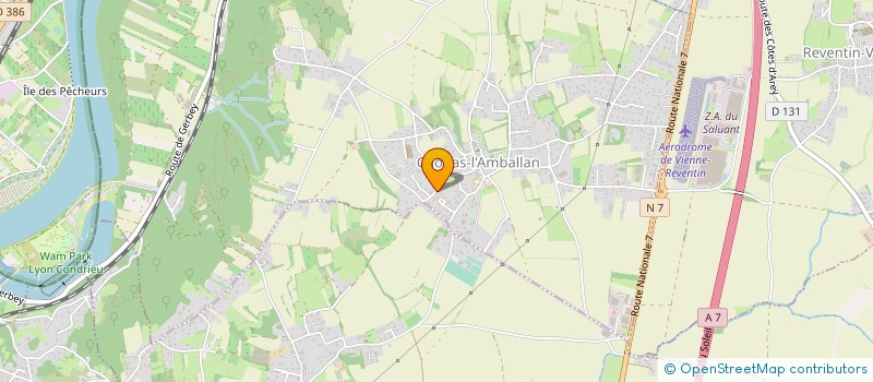 localisation de l'entreprise MADAME INGRID NEGRO  CHONAS-L'AMBALLAN