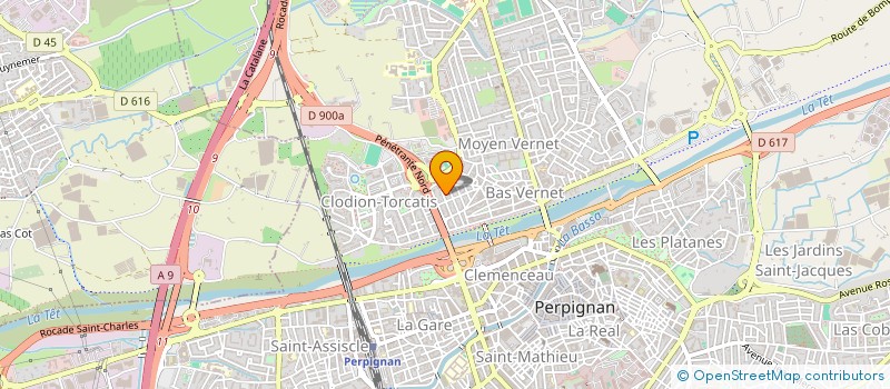 localisation de l'entreprise MADAME INGRID NICOLLET  PERPIGNAN