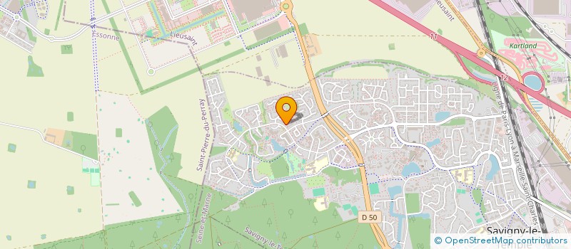 localisation de l'entreprise MADAME INGRID NIKOUE  SAVIGNY-LE-TEMPLE