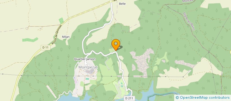 localisation de l'entreprise MADAME INGRID OLIVES  MONTAGNAC-MONTPEZAT