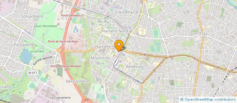 localisation de l'entreprise MADAME INGRID PARPAILLON  SAINT-HERBLAIN