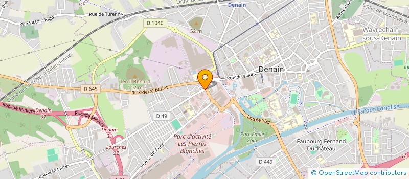 localisation de l'entreprise MADAME INGRID PATER à DENAIN