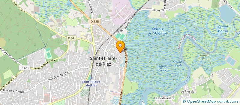 localisation de l'entreprise MADAME INGRID PAUL  SAINT-HILAIRE-DE-RIEZ