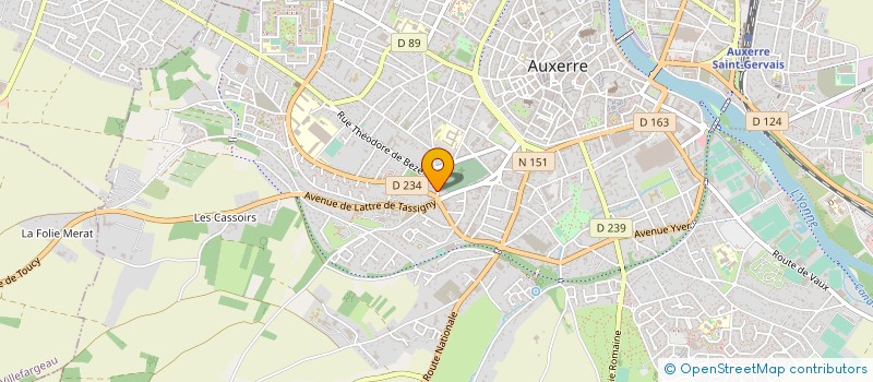 localisation de l'entreprise MADAME INGRID PAUTRAT à AUXERRE