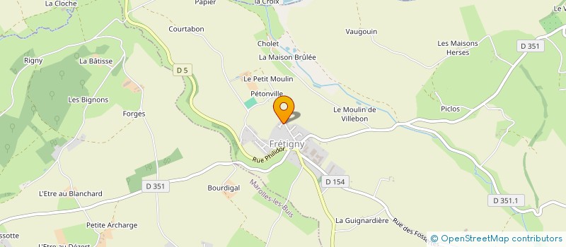 localisation de l'entreprise MADAME INGRID PAYET à SAINTIGNY