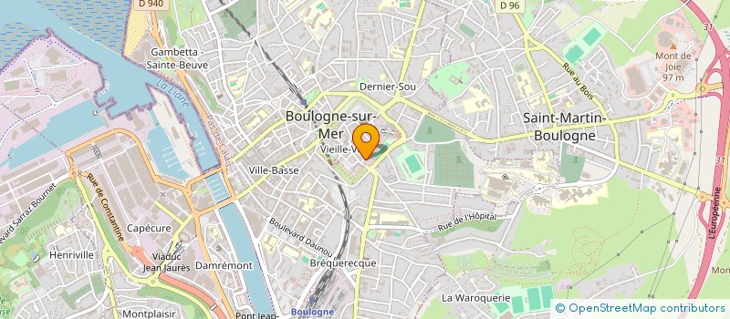 localisation de l'entreprise MADAME INGRID PECQUEUX à BOULOGNE-SUR-MER