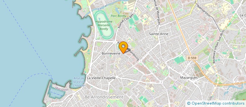 localisation de l'entreprise MADAME INGRID PEETERS à MARSEILLE