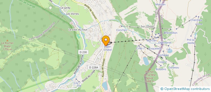 localisation de l'entreprise MADAME INGRID PEILLEX-DELPH  CHATEL