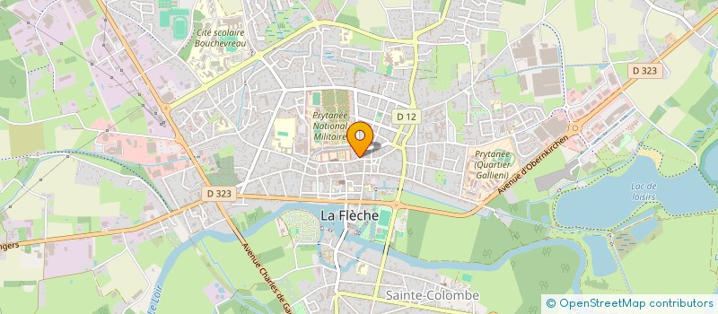 localisation de l'entreprise MADAME INGRID PENA MARTINEZ à LA FLECHE