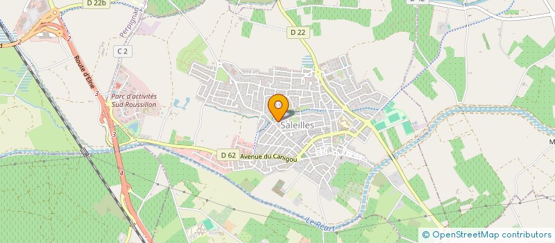 localisation de l'entreprise MADAME INGRID PERRICAUDET  CANET-EN-ROUSSILLON