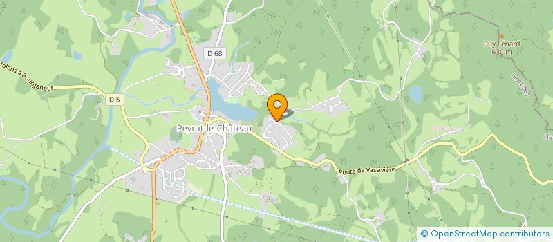 localisation de l'entreprise MADAME INGRID PIKA  PEYRAT-LE-CHATEAU