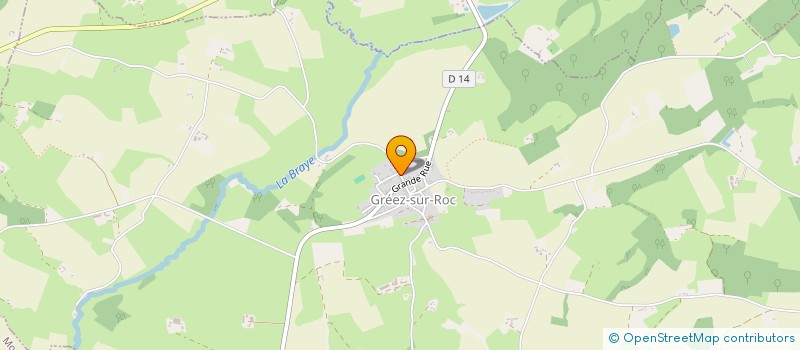 localisation de l'entreprise MADAME INGRID PINABEL  GREEZ-SUR-ROC