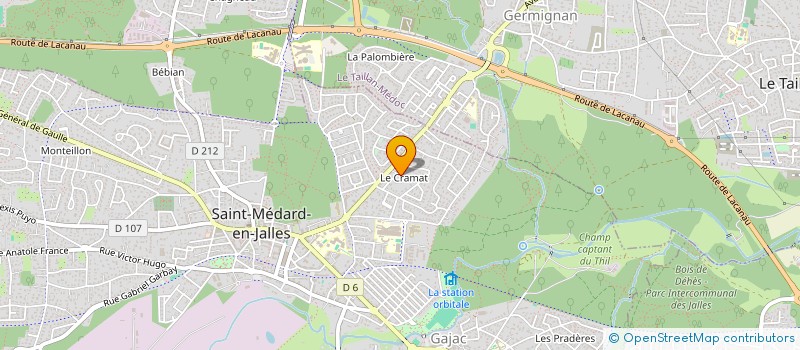 localisation de l'entreprise MADAME INGRID POURADIER  SAINT-MEDARD-EN-JALLES