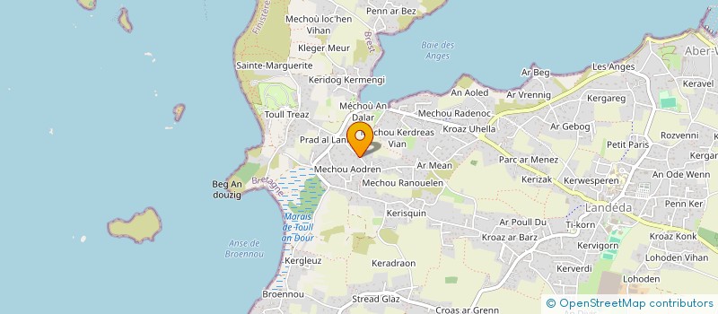 localisation de l'entreprise MADAME INGRID POUSSET  LANDEDA