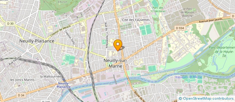 localisation de l'entreprise MADAME INGRID PRIETO à NEUILLY-SUR-MARNE