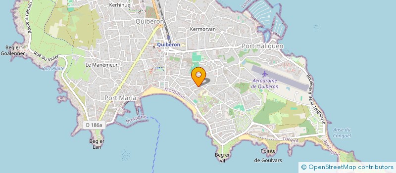 localisation de l'entreprise MADAME INGRID PROCHAZKA à QUIBERON