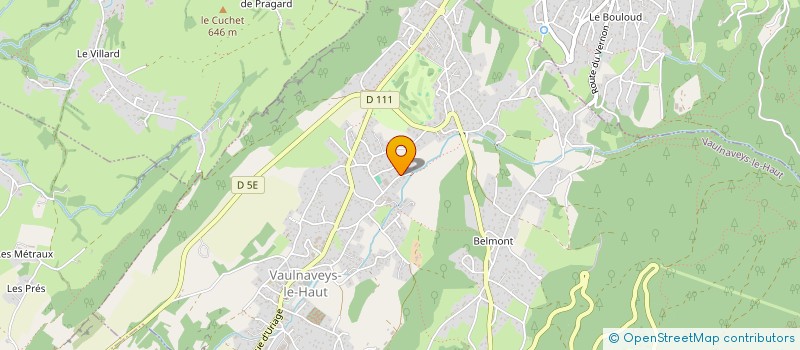 localisation de l'entreprise MADAME INGRID QUILLARD  VAULNAVEYS-LE-HAUT