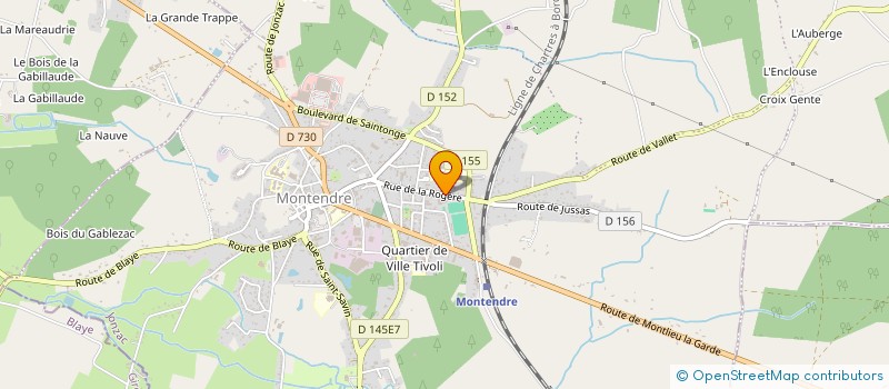 localisation de l'entreprise MADAME INGRID RAMADOU  MONTENDRE