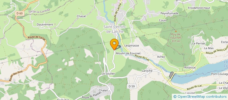 localisation de l'entreprise MADAME INGRID RASSENEUR  SAINT-CERNIN-DE-LARCHE