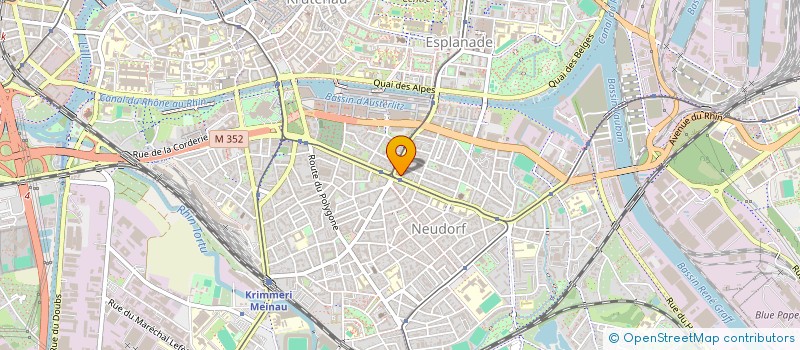 localisation de l'entreprise MADAME INGRID REINARTZ à STRASBOURG