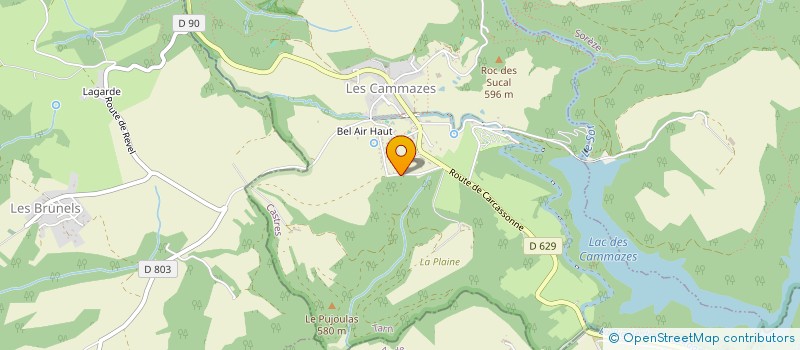 localisation de l'entreprise MADAME INGRID RENARD à LES CAMMAZES
