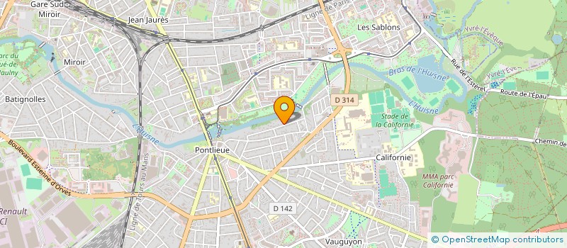 localisation de l'entreprise MADAME INGRID RIFLET  LE MANS