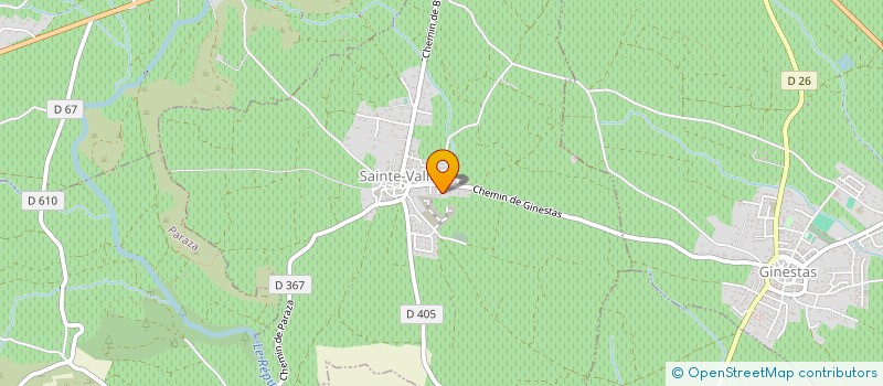 localisation de l'entreprise MADAME INGRID RIVIERE  SAINTE-VALIERE