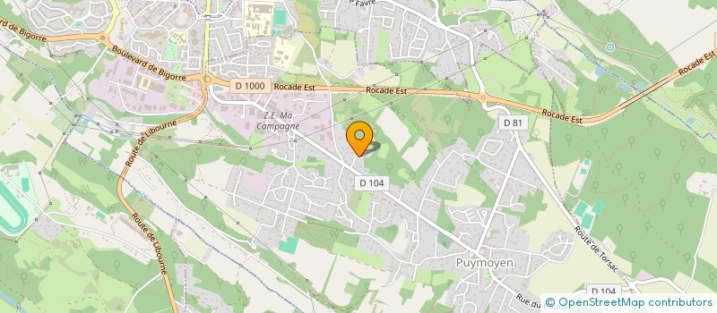 localisation de l'entreprise MADAME INGRID ROBERT  PUYMOYEN