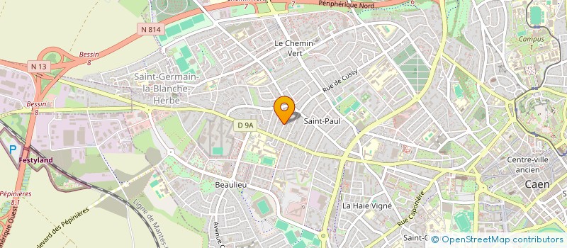 localisation de l'entreprise MADAME INGRID ROUCHON MAZERAT à CAEN