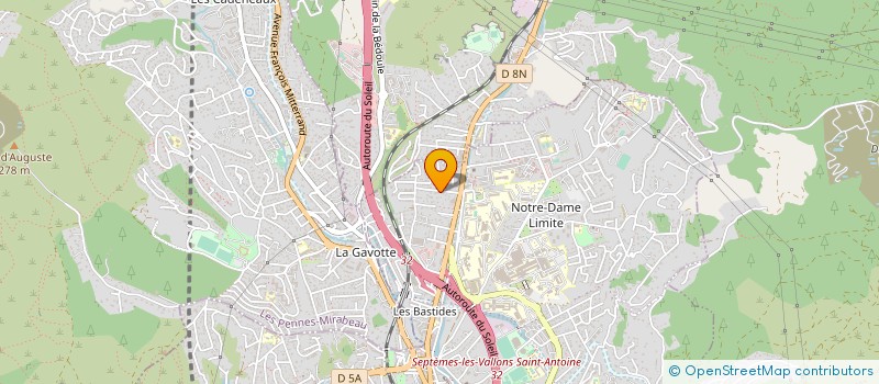 localisation de l'entreprise MADAME INGRID ROUSSILLON à MARSEILLE