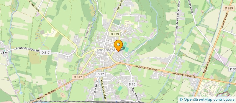 localisation de l'entreprise MADAME INGRID ROUZAUD à LANNEMEZAN