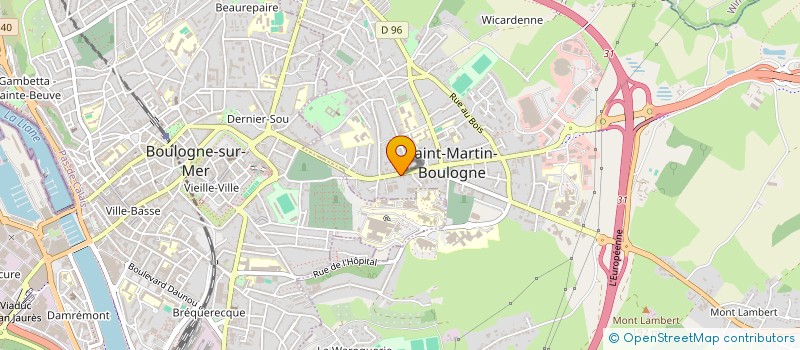 localisation de l'entreprise MADAME INGRID SAILLY à SAINT-MARTIN-BOULOGNE