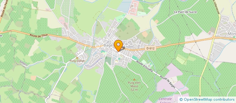 localisation de l'entreprise MADAME INGRID SALAS  BAGES