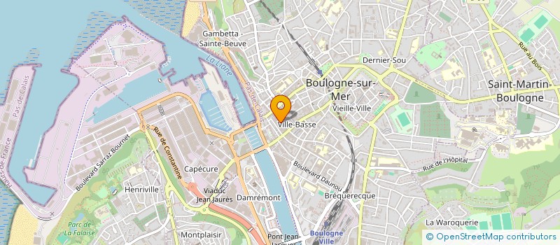 localisation de l'entreprise MADAME INGRID SCHOENMACKERS  BOULOGNE-SUR-MER