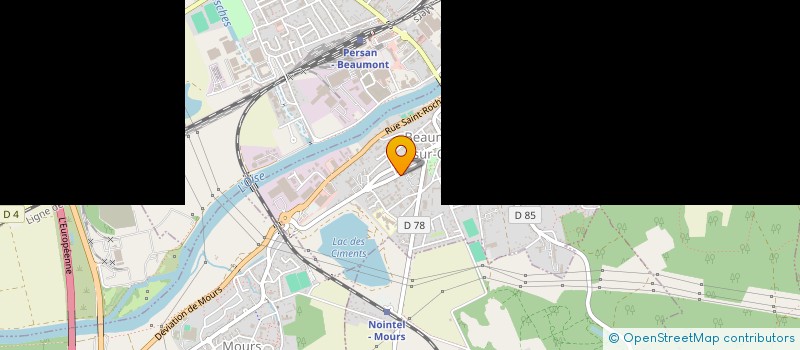 localisation de l'entreprise MADAME INGRID SENAR  BEAUMONT-SUR-OISE