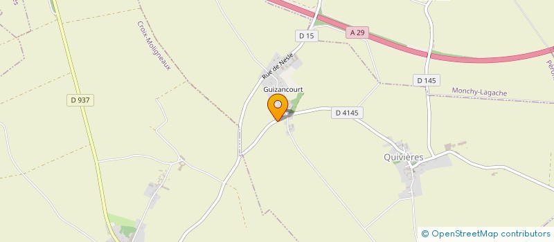 localisation de l'entreprise MADAME INGRID SERCU  QUIVIERES