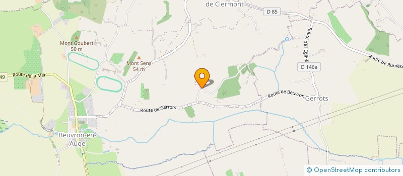localisation de l'entreprise MADAME INGRID SIEG à BEUVRON-EN-AUGE