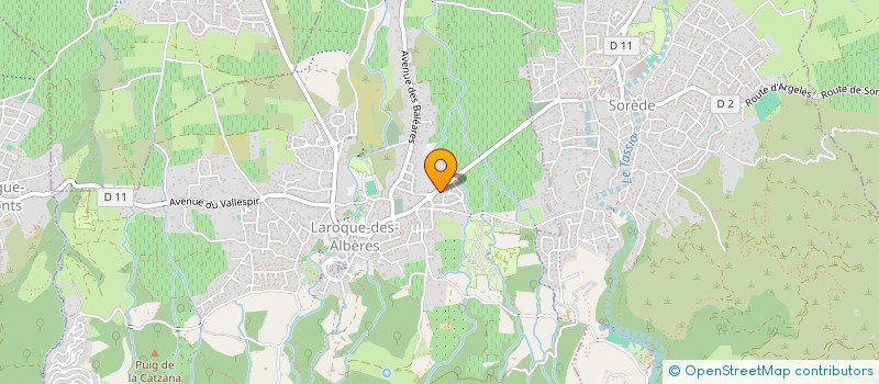 localisation de l'entreprise MADAME INGRID SIMON  ARGELES-SUR-MER