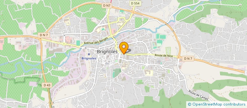 localisation de l'entreprise MADAME INGRID SOLIGNAC à BRIGNOLES
