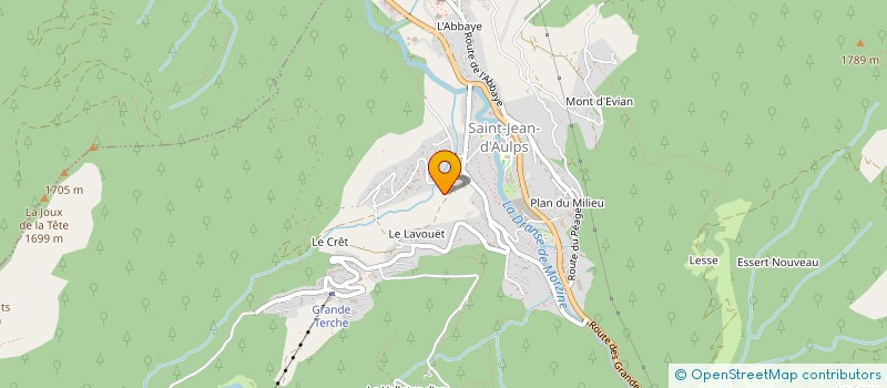 localisation de l'entreprise MADAME INGRID STOFFEL  SAINT-JEAN-D'AULPS