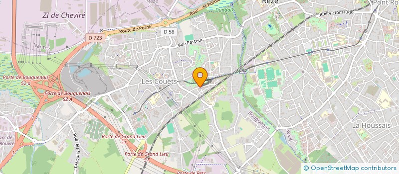 localisation de l'entreprise MADAME INGRID SUREAU à BOUGUENAIS