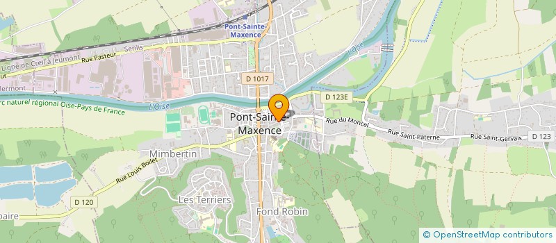 localisation de l'entreprise MADAME INGRID TARDIEU  PONT-SAINTE-MAXENCE