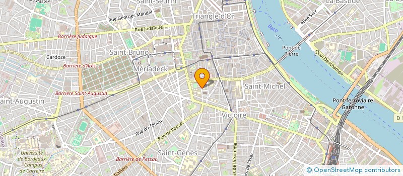 localisation de l'entreprise MADAME INGRID THOMAS  BORDEAUX